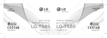 LG LGT585 Manuel du propriétaire | Fixfr