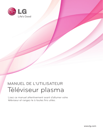 42PT350R | 50PT350R-TD | 42PT351R | 42PT560R | 50PT351R | 42PT350R-TD | 42PT250R-TA | 50PT250R | LG 50PT350R Manuel du propriétaire | Fixfr