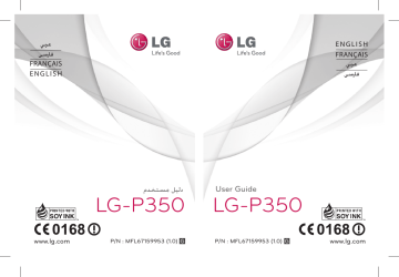 LG LGP350 Manuel du propriétaire | Fixfr
