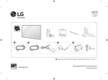 32LH592U | LG 49LH590V Manuel du propriétaire | Fixfr