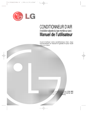 LG LS-J0962HL Manuel du propriétaire | Fixfr