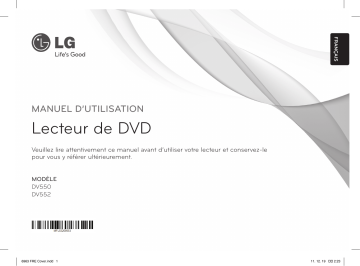 LG DV550 Manuel du propriétaire | Fixfr