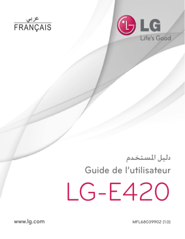 LG LGE420 Manuel du propriétaire | Fixfr
