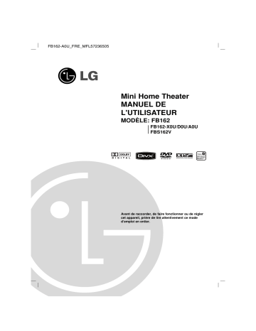 LG FB162-A0U Manuel du propriétaire | Fixfr