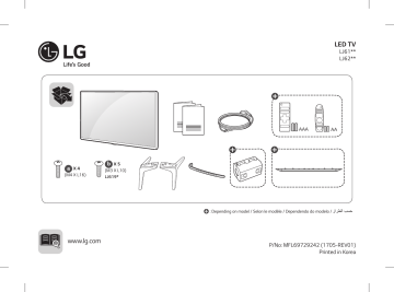 43LJ610V | LG 49LJ610V Manuel du propriétaire | Fixfr