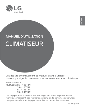 SSNH246T4A1 | SSUH246T4A1 | SSUH186T4A1 | LG SSNH186T4A1 Manuel du propriétaire | Fixfr