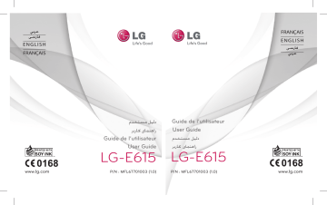 LG LGE615 Manuel du propriétaire | Fixfr
