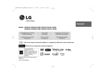 LG HW964TZ Manuel du propriétaire | Fixfr