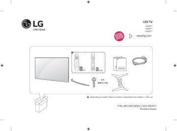 58UF830T | 43UF680T | 55UF680T | 55UF670T | 65UF680T | LG 49UF680T Manuel du propriétaire | Fixfr