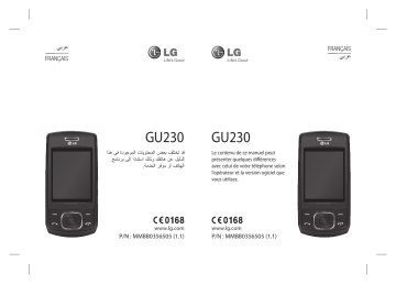 GU230 Dimsum | LG GU230 Manuel du propriétaire | Fixfr