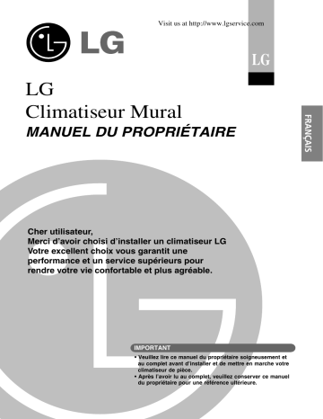 LG LSNC306DGM3 Manuel du propriétaire | Fixfr