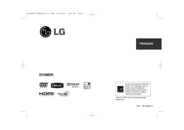 LG DV4S2H Manuel du propriétaire | Fixfr