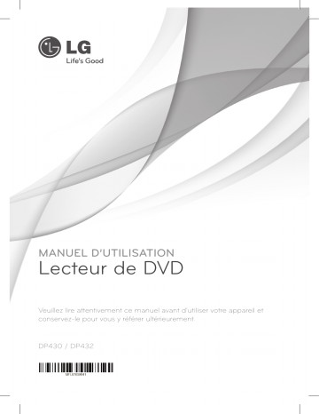 LG DP430 Manuel du propriétaire | Fixfr