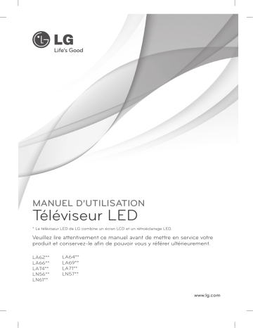 LG 32LA6600 Manuel du propriétaire | Fixfr