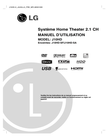 LG J10HD Manuel du propriétaire | Fixfr