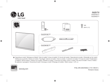 LG OLED65E7V Manuel du propriétaire | Fixfr