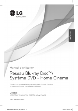 LG HB965TXW Manuel du propriétaire