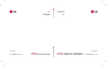 LG KP500-Cookie Manuel du propriétaire | Fixfr