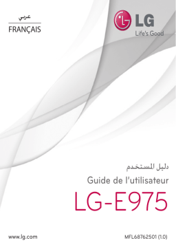 LG E975 Manuel du propriétaire