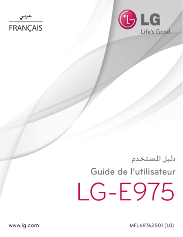 LS975 | LGE975 | LG E975 Manuel du propriétaire | Fixfr