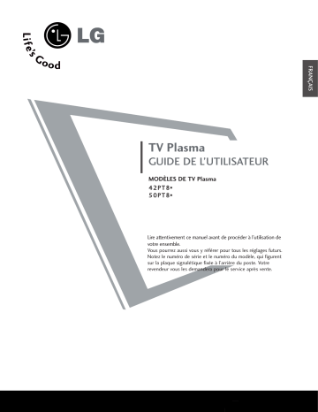 50PT81 | LG 42PT81 Manuel du propriétaire | Fixfr