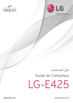 LG LGE425 Manuel du propriétaire