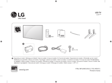 LG 49LJ515V Manuel du propriétaire | Fixfr