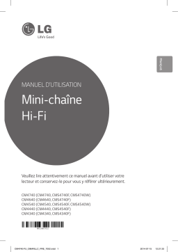 LG CM4340 Manuel du propriétaire