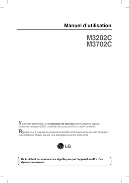 LG M3702C-BA Manuel du propriétaire