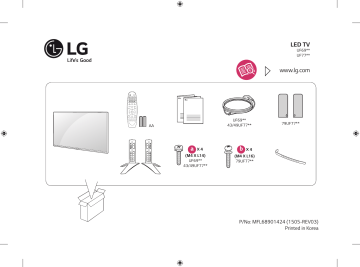 79UF770T | 43UF690T | LG 79UF770V Manuel du propriétaire | Fixfr