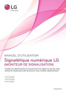 LG 47WV50MS-B Manuel du propriétaire