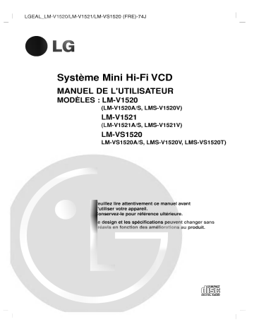 LG LM-VS1520A Manuel du propriétaire | Fixfr
