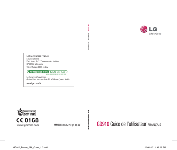 LG LG GD910 Manuel du propriétaire | Fixfr