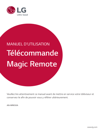 LG Magic Remote AN MR650A | LG AN-MR650A Manuel du propriétaire | Fixfr