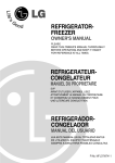 Manuel du propri&eacute;taire LG R&eacute;frig&eacute;rateur-Cong&eacute;lateur | AI Chat &amp; PDF Access