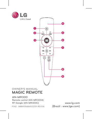 LG LG AN-MR300 Manuel du propriétaire | Fixfr