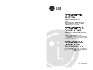 LG SNS462QLC Manuel du propriétaire | Fixfr
