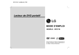 LG DP271B Manuel du propriétaire