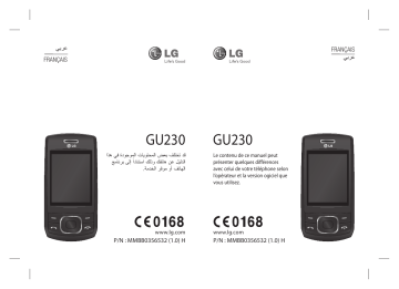 LG GU230 Manuel du propriétaire | Fixfr