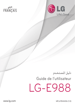 LG E988 Manuel du propriétaire