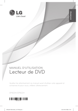 LG DP822H Manuel du propriétaire