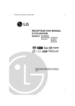 LG HT762TZ-A2 Manuel du propriétaire