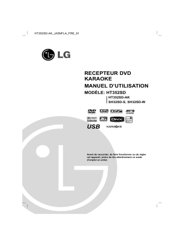 LG HT352SD Manuel du propriétaire | Fixfr