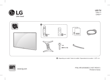 55UH617V-TB | 55UH603V | 55UH617V | 65UH603V | 60UH603V | LG 65UH617V Manuel du propriétaire | Fixfr