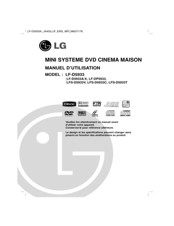 LG LF-D5933A Manuel du propriétaire | Fixfr
