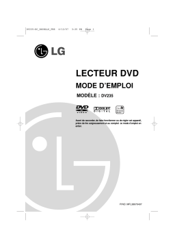 LG DV235 Manuel du propriétaire