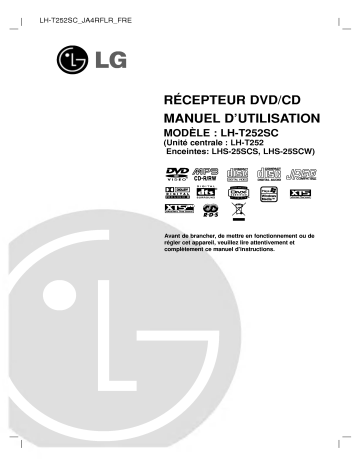 LG LH-T252SC Manuel du propriétaire | Fixfr