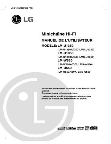 LG LM-U1350A Manuel du propriétaire | Fixfr