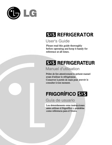 LG GR-B207RLQ Manuel du propriétaire | Fixfr