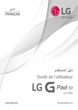 LG G Pad 7.0 Manuel du propriétaire